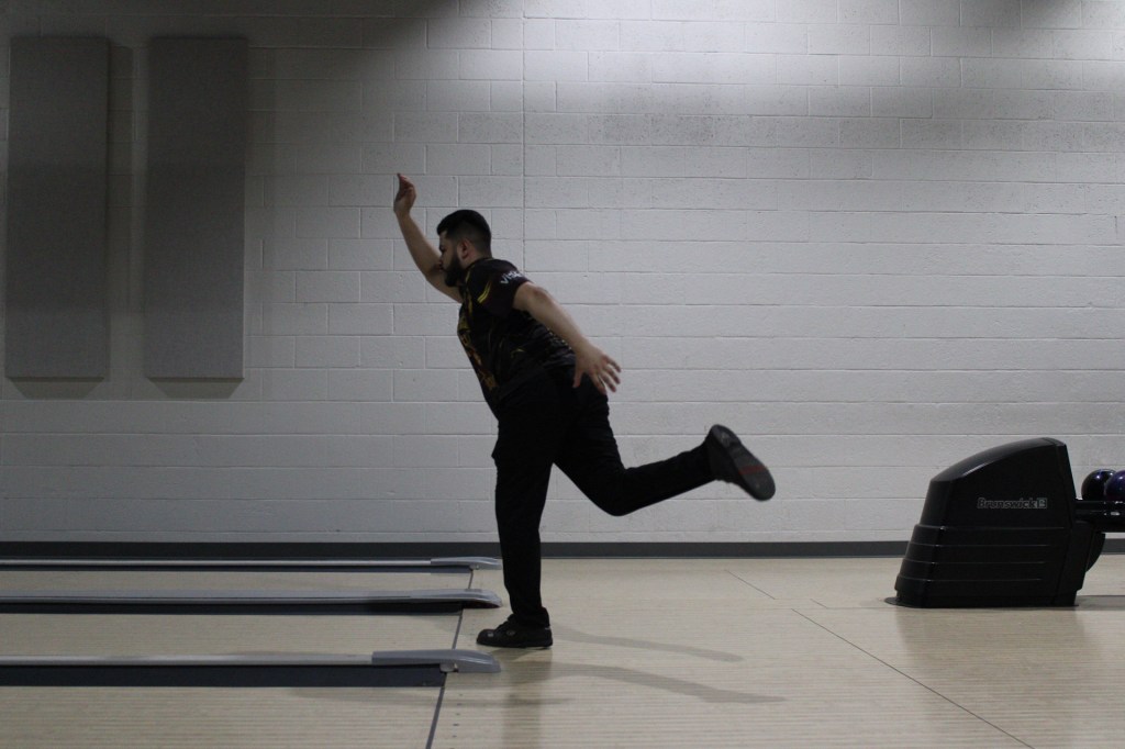 ASU bowler actively bowling