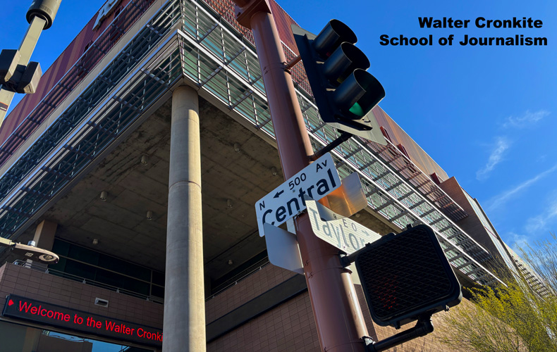 The Cronkite school outside
